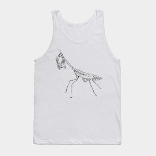 praying mantis fineliner Tank Top